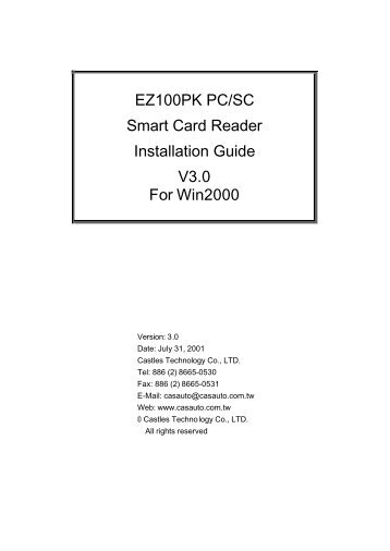 Au9540 9560 smart card reader installation guide for mac windows 10